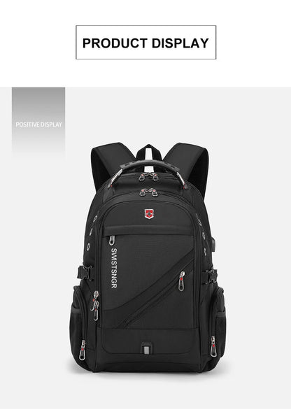 Sac à Dos Ordinateur Étanche 2025 – 17"/20" | Grande Capacité, USB, Antivol | Homme & Femme - BLACKBEARD OUTDOOR INDUSTRIES