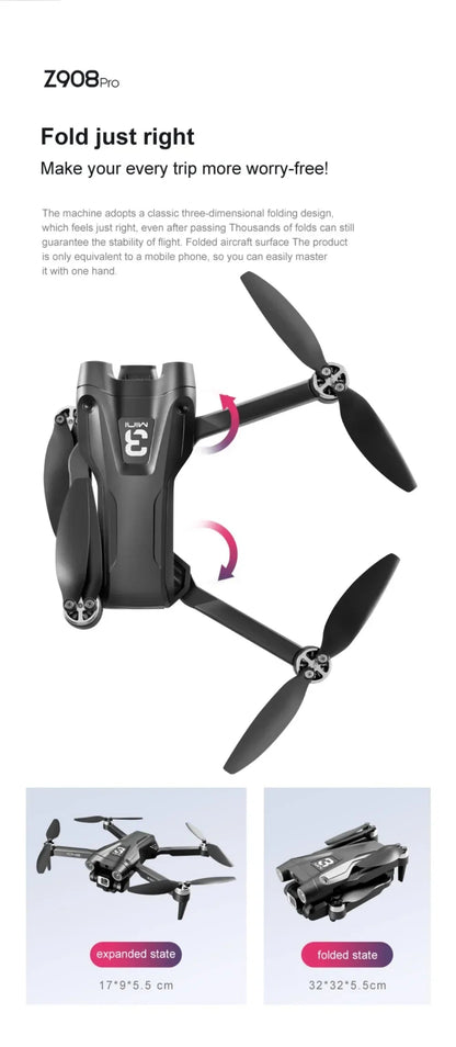 Xiaomi Mijia Z908 Pro max Drone 4K Professional HD Dual Camera  5G WIFI Ma boutique