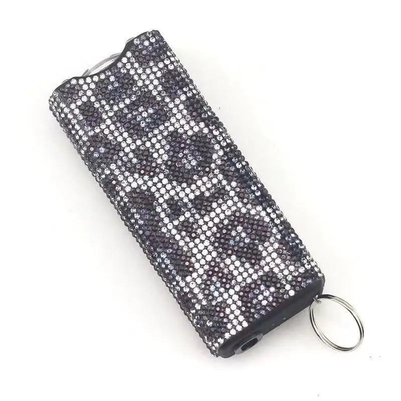 DiamondInlaid Multifunctional Portable Outdoor Tool Flashlight Arc Lighter USB Rechargeable Women's Gift BLACKBEARD OUTDOOR INDUSTRIES