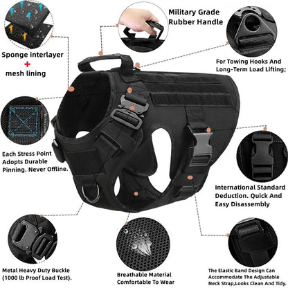 Harnais Tactique Militaire pour Chien – COOYOMOO Ma boutique