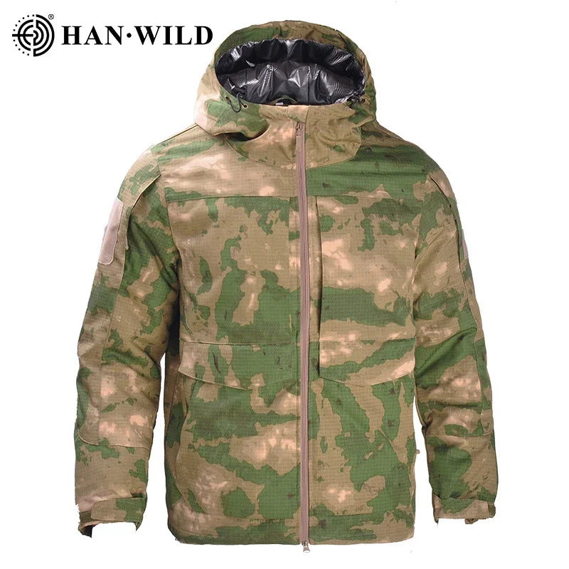 Ensemble d’Hiver Chasse Outdoor – Veste et Pantalon Camouflage Épais, Chauds, Imperméables, Uniforme Tactique Résistant à l’Usure - BLACKBEARD OUTDOOR INDUSTRIES