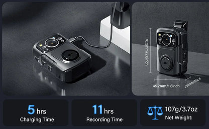 BOBLOV B4K5 4K Body Camera IP68 GPS Ma boutique