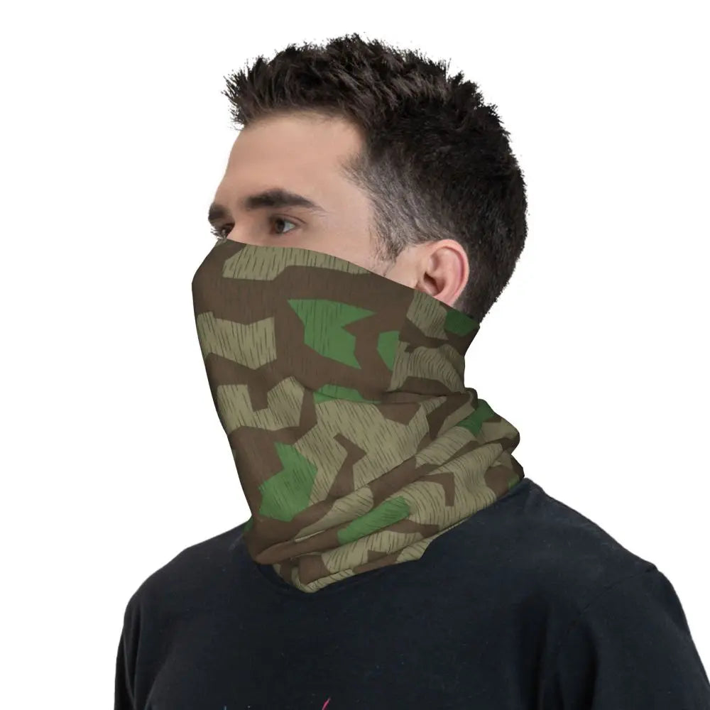 Tiger Stripe Camo – Bandeau Tour de Cou Hiver Multifonction pour Hommes et Femmes | Parfait pour Randonnée, Cyclisme, Sports Outdoor et Usage Quotidien - BLACKBEARD OUTDOOR INDUSTRIES