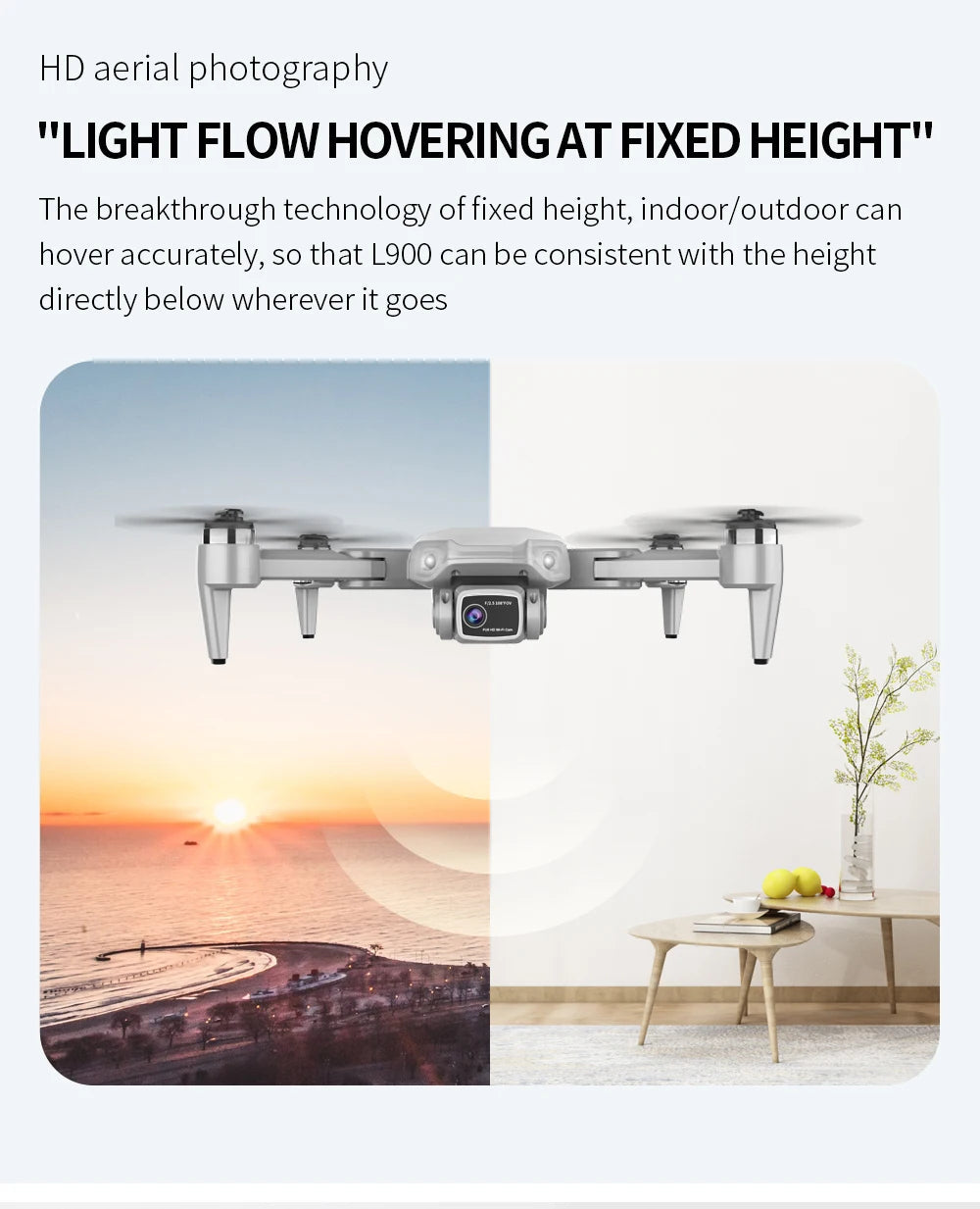 🚁 Drone L900 Pro 4K GPS – Caméra HD, Pliable, Facile à Utiliser Ma boutique