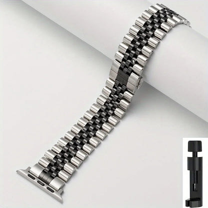 Bracelet en Acier Inoxydable pour Apple Watch – Bandes Métalliques pour iWatch Ultra / Series 10/9/8/7/6/5/4/3/SE BLACKBEARD OUTDOOR INDUSTRIES