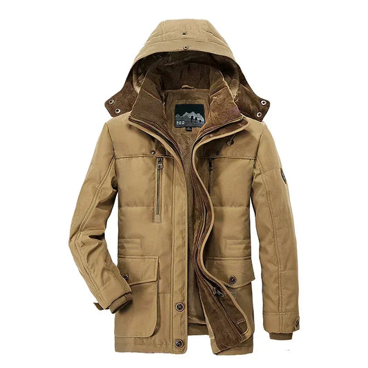 Parka Homme Hiver – Longue, Épaissie, Élégante et Ultra Chaude – Jusqu’à -30°C – Taille jusqu’au 7XL - BLACKBEARD OUTDOOR INDUSTRIES