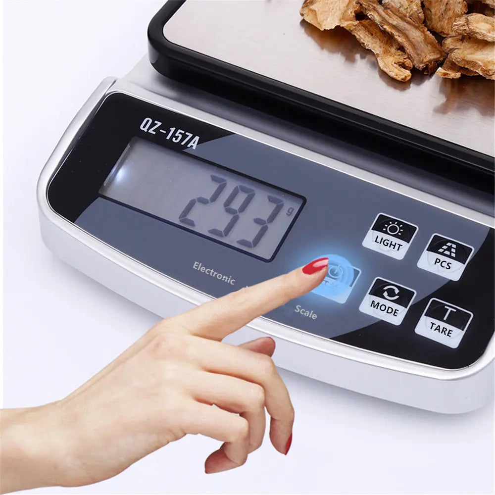 Balance Électronique de Cuisine 15KG / 3KG – Rechargeable USB, Haute Précision, Étanche, Multifonction Ma boutique
