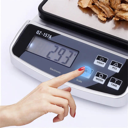 Balance Électronique de Cuisine 15KG / 3KG – Rechargeable USB, Haute Précision, Étanche, Multifonction Ma boutique