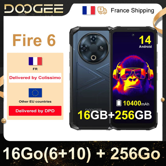 DOOGEE Fire 6 – Smartphone Robuste et Performant - BLACKBEARD OUTDOOR INDUSTRIES