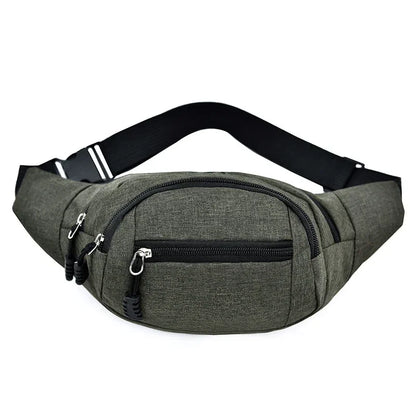 Sac Banane Homme Étanche – Style Coréen, Toile Oxford, Multi-usage - BLACKBEARD OUTDOOR INDUSTRIES