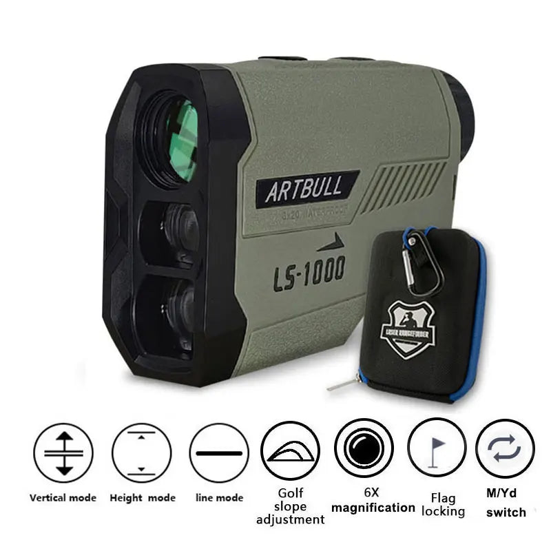 ARTBULL LS-1000 – Le Télémètre Laser Polyvalent pour Golf, Chasse et Plein Air Ma boutique