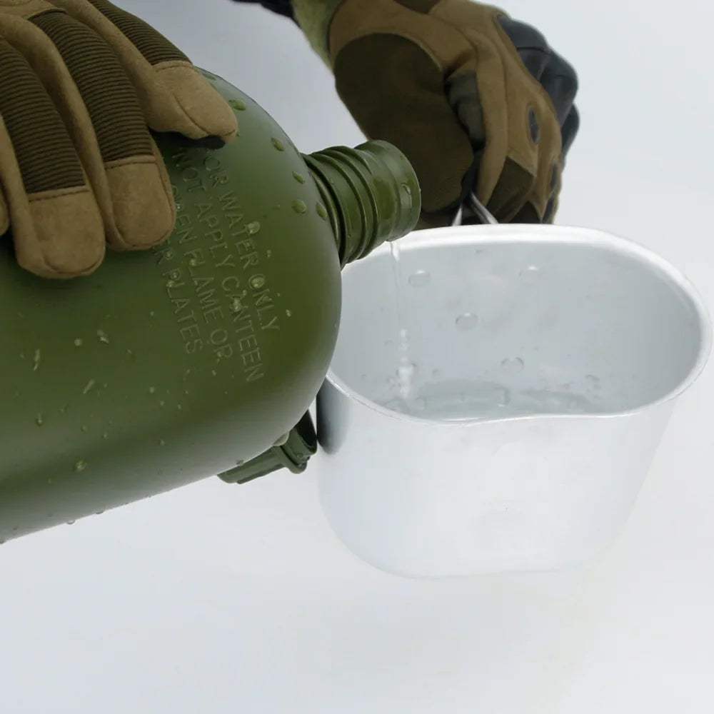 Bouteille d’eau tactique militaire style américain – Haute résistance polymère - BLACKBEARD OUTDOOR INDUSTRIES
