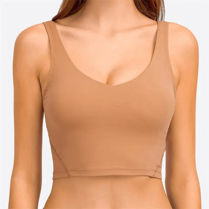 Débardeur NEPOAGYM PASSION avec Soutien-Gorge Intégré – Crop Top Longline avec Coussinets Amovibles pour Yoga et Gym - BLACKBEARD OUTDOOR INDUSTRIES