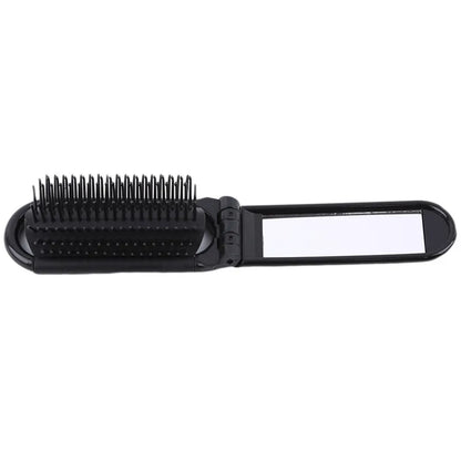 Peigne Pliant en Plastique avec Miroir Portable – Peigne de Maquillage Pratique et Élégant, Accessoire de Mode pour Femme, Idéal pour Sac à Main - BLACKBEARD OUTDOOR INDUSTRIES