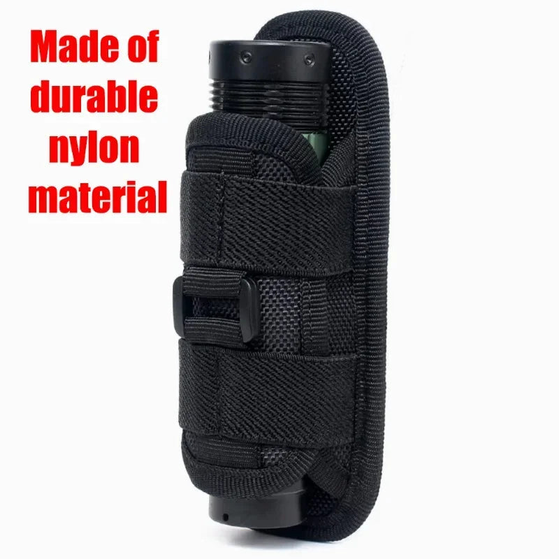 Étui Rotatif 360° pour Lampe Tactique – Poche de Ceinture, Accessoire de Chasse et Kit de Survie BLACKBEARD OUTDOOR INDUSTRIES