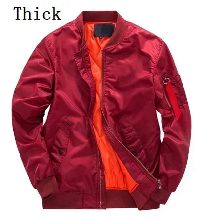 Veste Bomb MA1 Pilote Homme 2023 – Veste Baseball Épaissie Automne-Hiver, Coupe Casual et Militaire - BLACKBEARD OUTDOOR INDUSTRIES