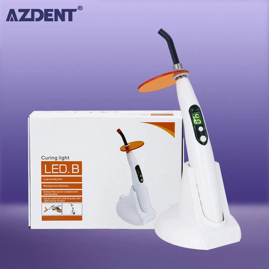 Lampe à Photopolymériser Sans Fil – AZDENT | LED Haute Puissance 1200–1500 mW/cm² Ma boutique
