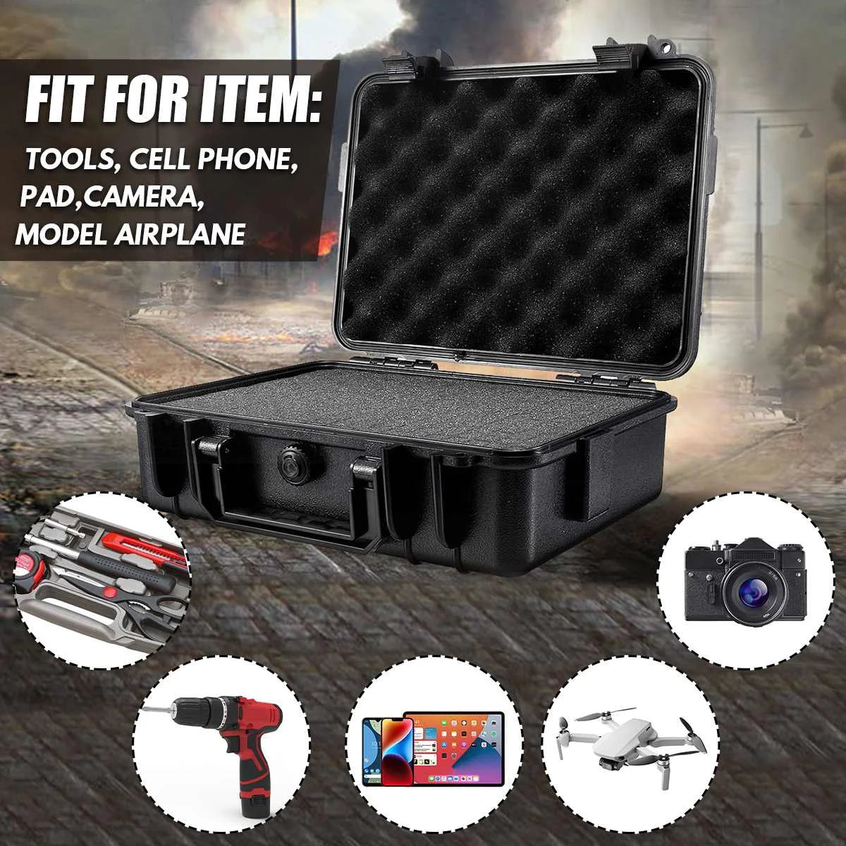 Mallette de Rangement Rigide Étanche avec Mousse Pré-Découpée – 9 Tailles Disponibles - BLACKBEARD OUTDOOR INDUSTRIES