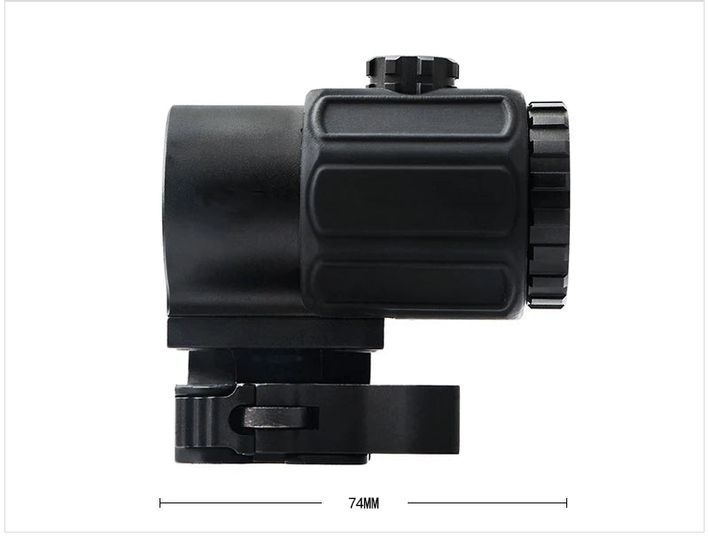 Magnifier Tactique Eotech G33 / G43 / G45 — Grossissement Fixe 3X ou 5X avec Monture QD Switch to Side - BLACKBEARD OUTDOOR INDUSTRIES