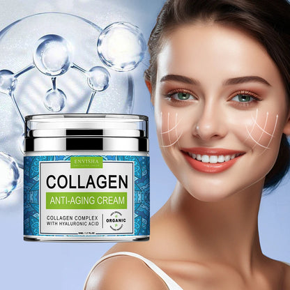 Crème Visage ENVISHA – Collagène & Acide Hyaluronique pour Anti-Âge et Hydratation de la Peau BLACKBEARD OUTDOOR INDUSTRIES