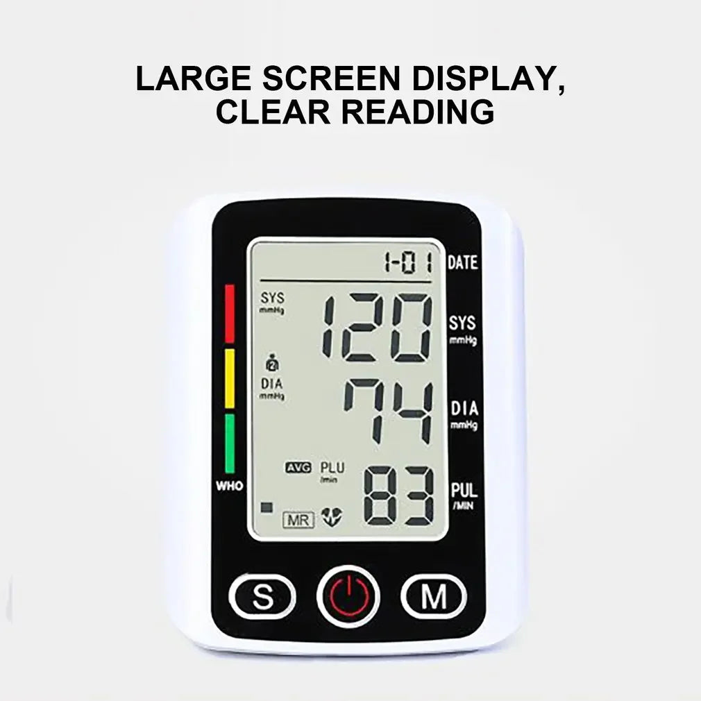 Tensiomètre Digital Portable – Moniteur de Tension Artérielle au Bras avec Mesure du Pouls Ma boutique