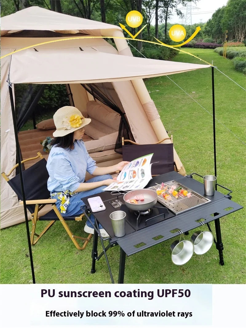 Tente Gonflable Lohascamping pour 4-5 Personnes - Air Shelter Dome Tent - BLACKBEARD OUTDOOR INDUSTRIES
