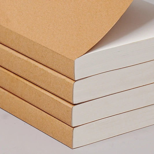 Carnet A5/B5 - 100 et 200 Feuilles - Couverture Kraft DIY - Idéal pour Bureau, Études et Projets Créatifs BLACKBEARD OUTDOOR INDUSTRIES