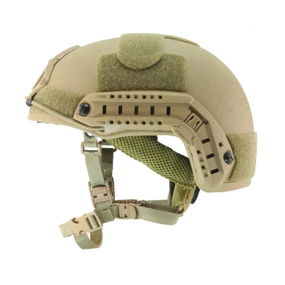 Casque Tactique Ballistique ACH High Cut NIJ IIIA - Casque Balistique de Haute Qualité avec Suspension Wendy's - BLACKBEARD OUTDOOR INDUSTRIES