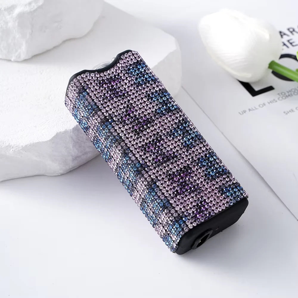 DiamondInlaid Multifunctional Portable Outdoor Tool Flashlight Arc Lighter USB Rechargeable Women's Gift BLACKBEARD OUTDOOR INDUSTRIES