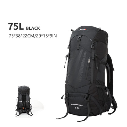 BISINNA Sac à Dos de Randonnée 70L – Avec Housse de Pluie Intégrée - BLACKBEARD OUTDOOR INDUSTRIES