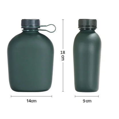 Gourde Camouflage 1L – Bouteille d'Eau Militaire en Aluminium avec Sangle pour Camping, Randonnée et Aventures Extérieures - BLACKBEARD OUTDOOR INDUSTRIES