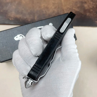 Couteau de Combat Troo Series Micro OTF Tech – Couteau EDC tactique à double tranchant D2 (modèle A07Don) - BLACKBEARD OUTDOOR INDUSTRIES