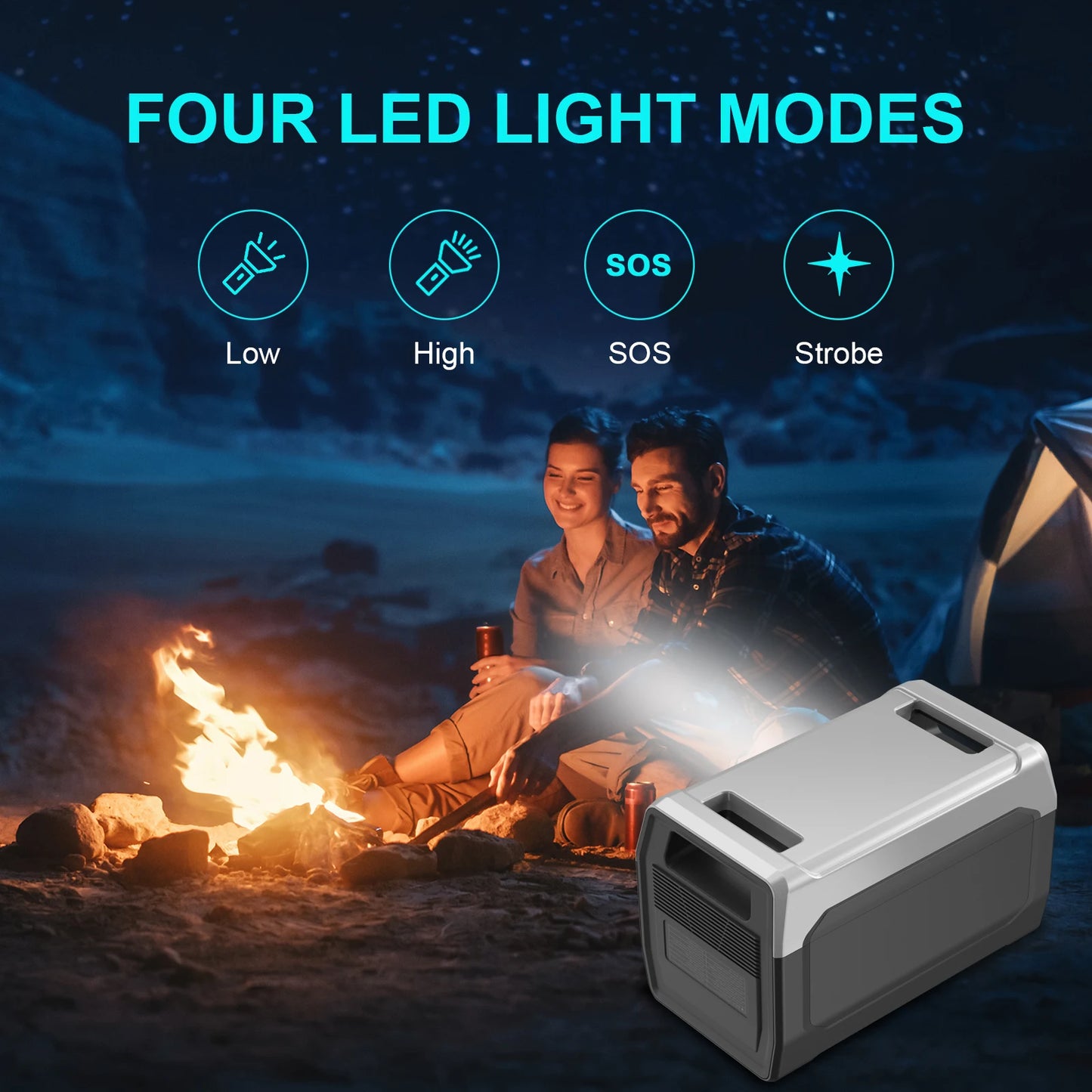 Générateur Solaire Portable avec Batterie LiFePO4 | UPS intégré | Sortie 110V / 220V AC | Idéal pour Camping, Maison, Secours - BLACKBEARD OUTDOOR INDUSTRIES