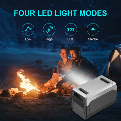 Générateur Solaire Portable avec Batterie LiFePO4 | UPS intégré | Sortie 110V / 220V AC | Idéal pour Camping, Maison, Secours - BLACKBEARD OUTDOOR INDUSTRIES