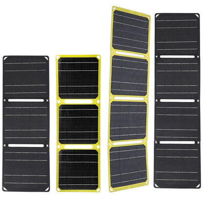 Panneau Solaire Portable Pliable VAKIND 30W/40W – 5V/18V USB-A, USB-C & DC – Étanche IP65 pour Téléphones, Powerbanks, Randonnée, Camping - BLACKBEARD OUTDOOR INDUSTRIES