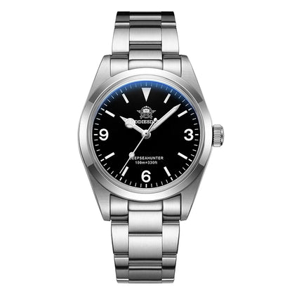 Montre Homme ADDIESDIVE AD2023-1 – Quartz Japonais VH31 – Étanche 100M – Verre Saphir Bulle – Style Business/Diver - BLACKBEARD OUTDOOR INDUSTRIES
