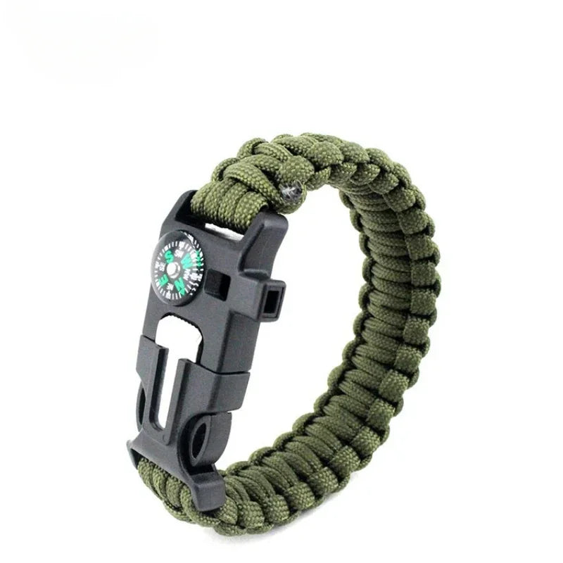 Bracelet de Survie Multi-fonction en Paracorde 4 mm – Équipement Militaire d'Urgence - BLACKBEARD OUTDOOR INDUSTRIES