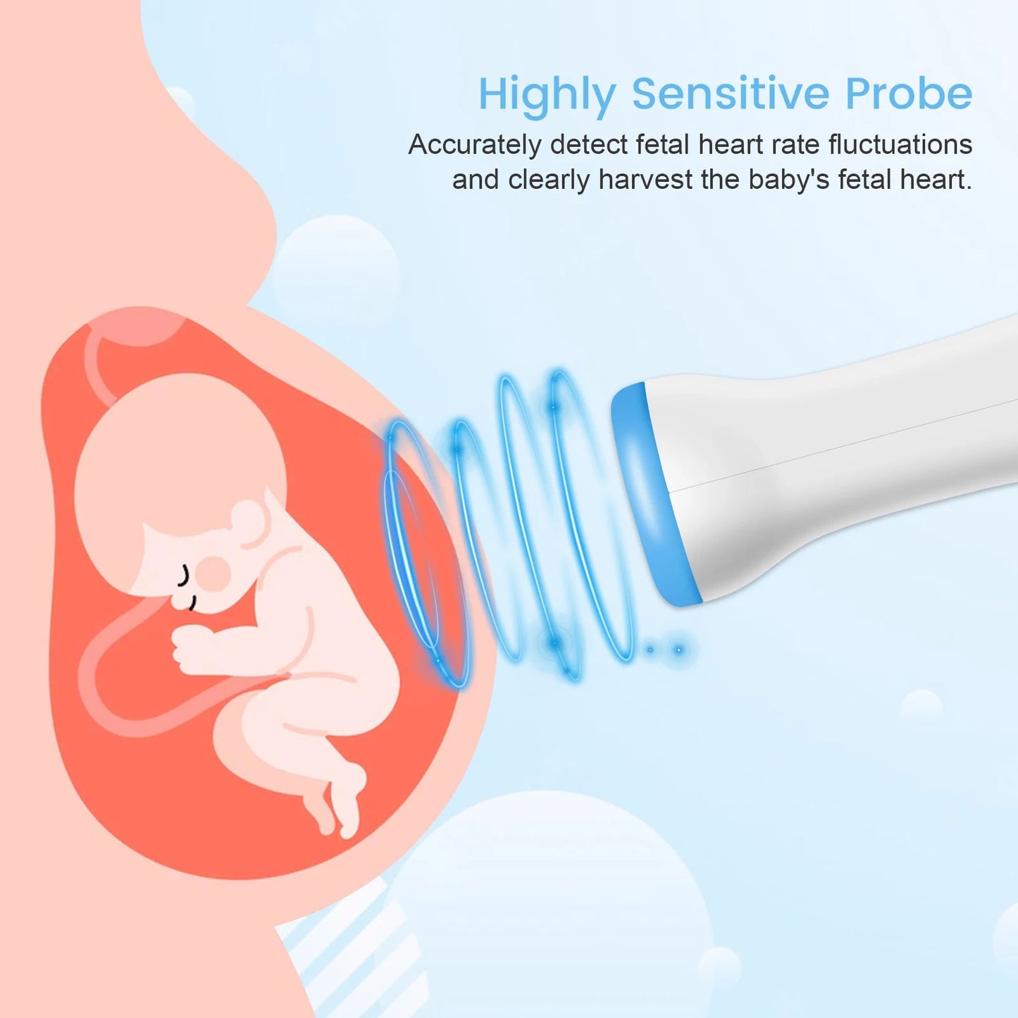 🎧 Doppler Fœtal 3 MHz – Détecteur de Battements de Cœur pour Bébé Ma boutique