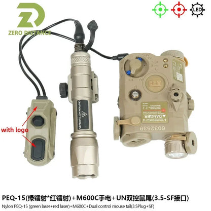 Tactical PEQ15 IR Fill Light/IR Laser et lampe de poche M600C Ma boutique