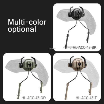 Support Casque Audio Tactique avec Adaptateur Rail pour Casque – Rotation 360° Ma boutique
