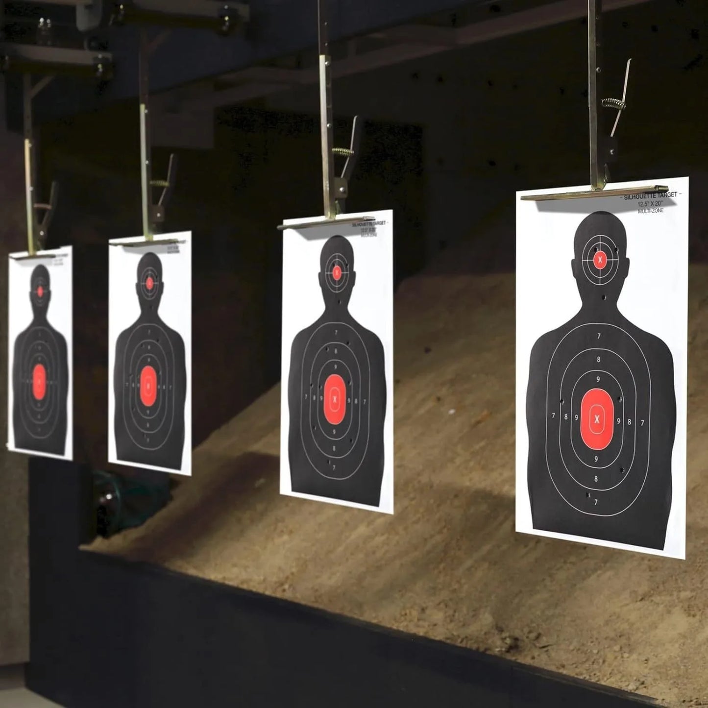 OPHIDIAN Cibles en Papier Silhouette — Cible de Tir, Entraînement au Tir, Airsoft, Archery, Sniper, 50 Pièces - BLACKBEARD OUTDOOR INDUSTRIES