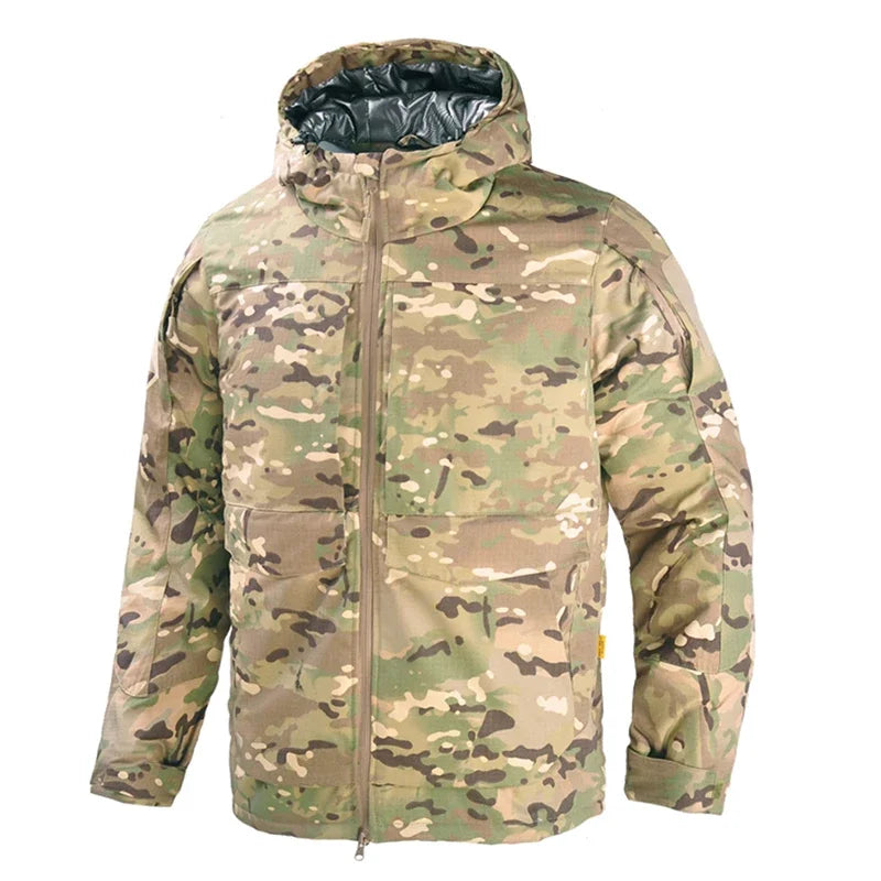 Ensemble d’Hiver Chasse Outdoor – Veste et Pantalon Camouflage Épais, Chauds, Imperméables, Uniforme Tactique Résistant à l’Usure - BLACKBEARD OUTDOOR INDUSTRIES