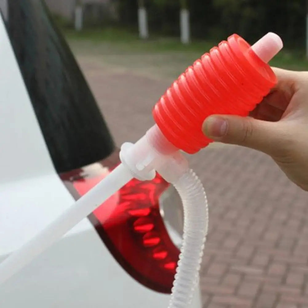 Pompe Manuelle de Siphon pour Transfert de Liquides – Pompe à Main Portable pour Essence, Diesel, Huile et Autres Liquides - BLACKBEARD OUTDOOR INDUSTRIES