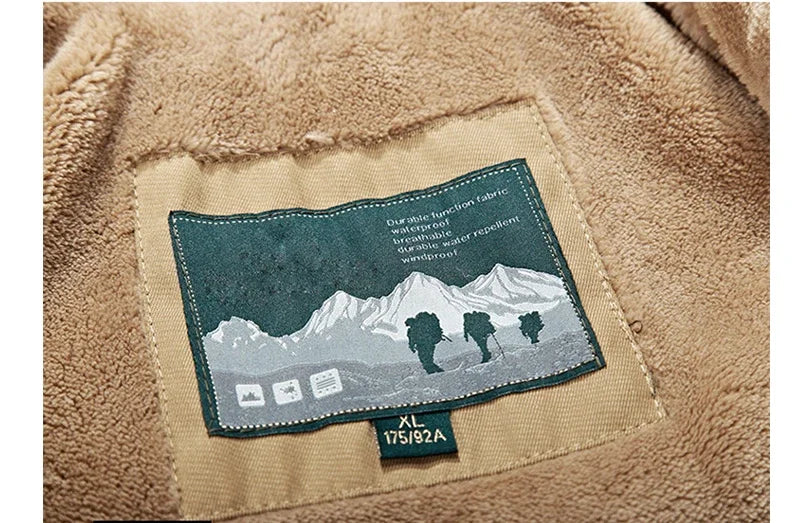 Parka Homme Hiver – Longue, Épaissie, Élégante et Ultra Chaude – Jusqu’à -30°C – Taille jusqu’au 7XL - BLACKBEARD OUTDOOR INDUSTRIES