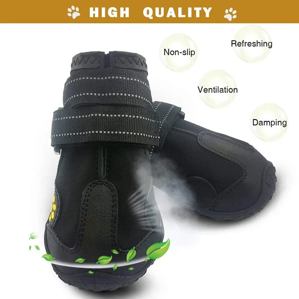 Chaussures pour Chien Imperméables – Antidérapantes | Protection Patte Été & Hiver (4 pièces) Ma boutique