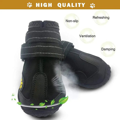 Chaussures pour Chien Imperméables – Antidérapantes | Protection Patte Été & Hiver (4 pièces) Ma boutique