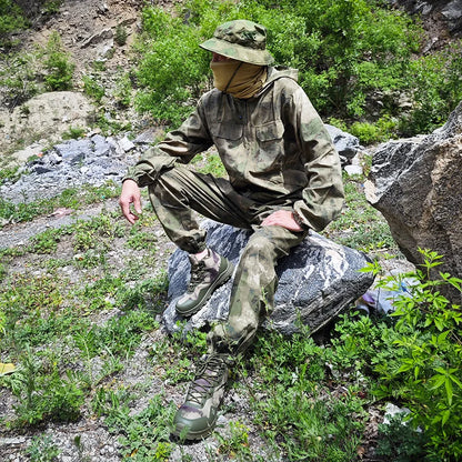 Tenue Camouflage Tactique Été – ATFG EMR White/Yellow Flower – Veste & Pantalon - BLACKBEARD OUTDOOR INDUSTRIES
