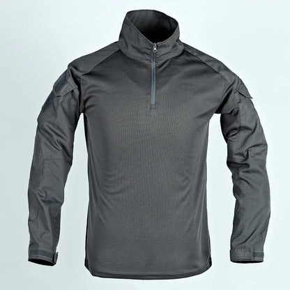 T-shirt Militaire à Manches Longues – Vêtement Tactique Respirant pour Entraînement, Chasse, Randonnée et Travail – Unisexe BLACKBEARD OUTDOOR INDUSTRIES