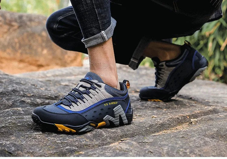 Chaussures de Randonnée Imperméables – Trekking Outdoor Unisexe | Printemps & Mi-saison | Cuir Véritable - BLACKBEARD OUTDOOR INDUSTRIES