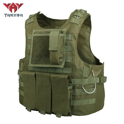 Gilet Tactique YAKEDA Multifonction – Gilet Camouflage Amphibie Outdoor pour Entraînement, Chasse et Activités Tactiques BLACKBEARD OUTDOOR INDUSTRIES
